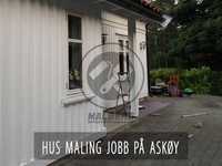 UTVENDIG HUS MALING JOBB PÅ ASKØY