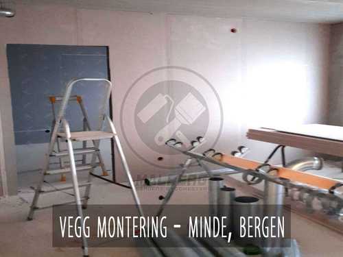 GIPSPLATER VEGG MONTERING - MINDE, BERGEN (12)