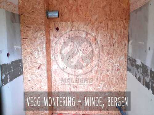 GIPSPLATER VEGG MONTERING - MINDE, BERGEN (3)